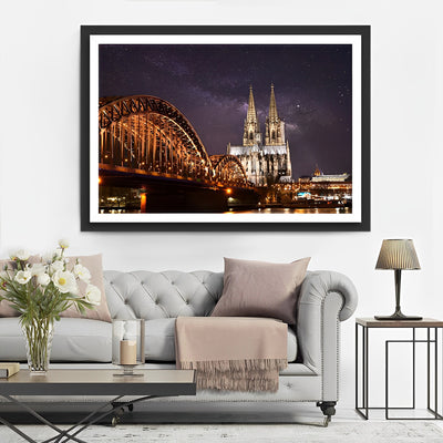 Cologne Cathedral at Night 5D DIY Diamond Painting Kits