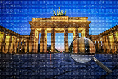 The Brandenburg Gate under the Enlightenment 5D DIY Diamond Painting Kits
