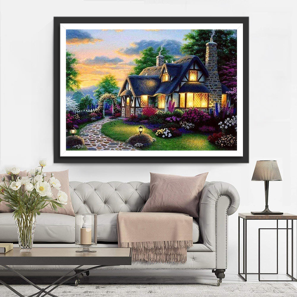Rural House Diamond Painting