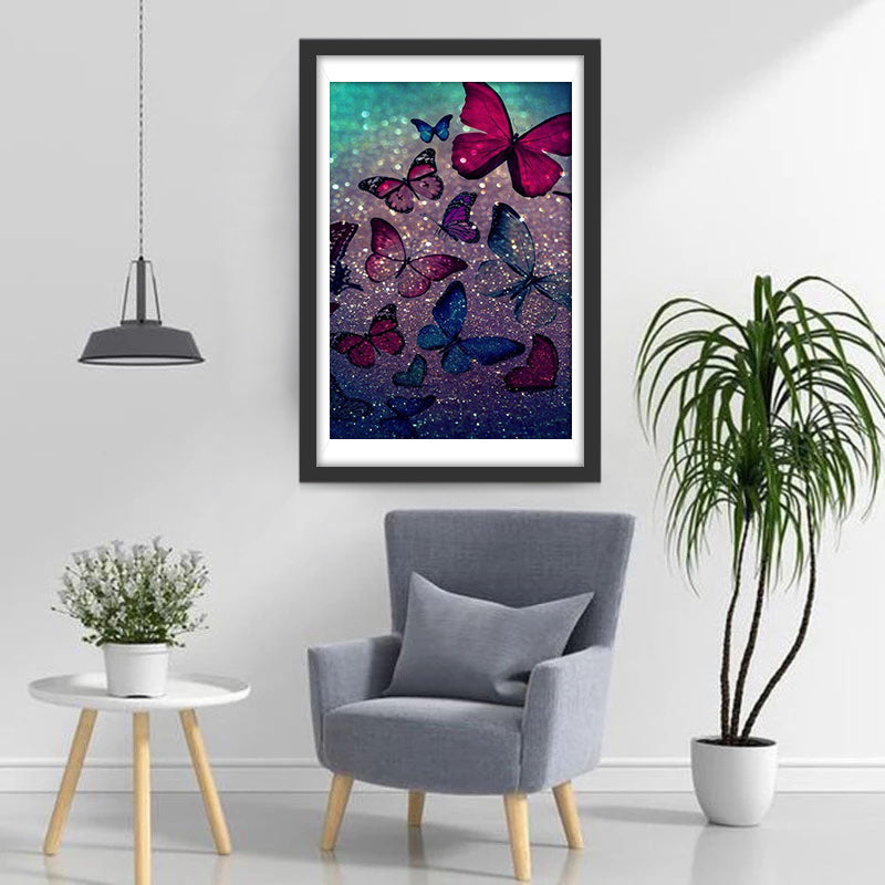 Butterflies and Sequins Diamond Painting