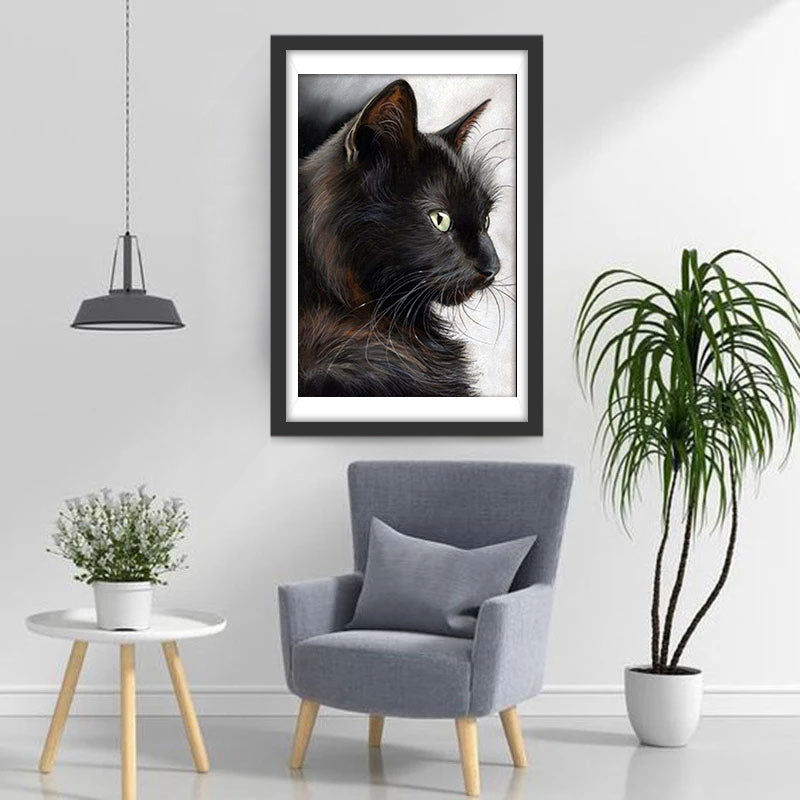 Black Cat Diamond Painting