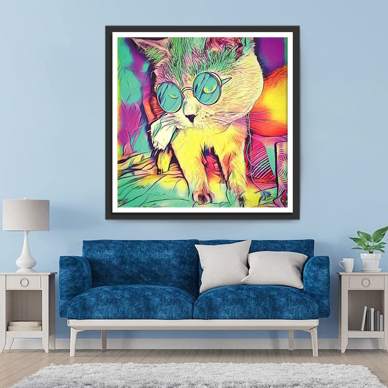 Cool Cat Diamond Painting