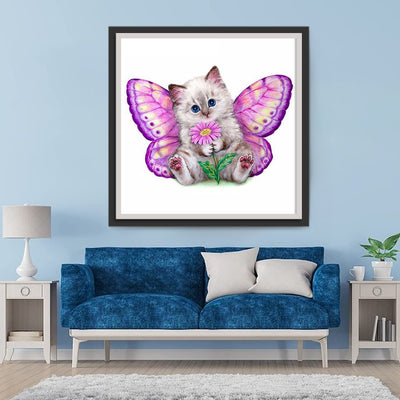Butterfly Cat 5D DIY Diamond Painting Kits