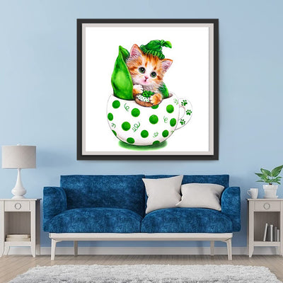 Two Peas in a Pod Kitten 5D DIY Diamond Painting Kits