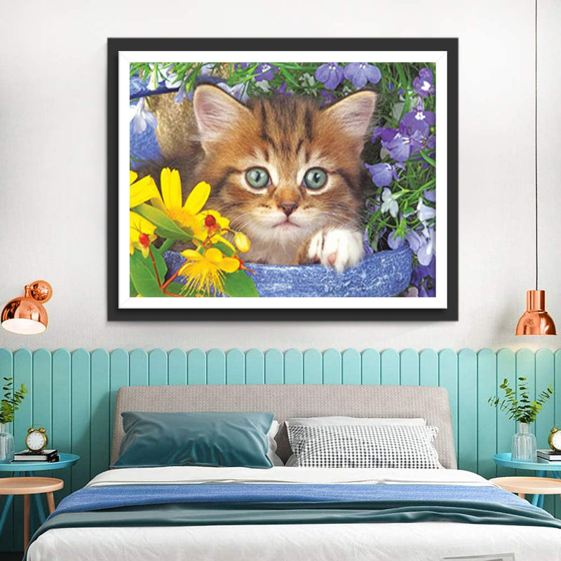 Cute Little Cat Diamond Painting