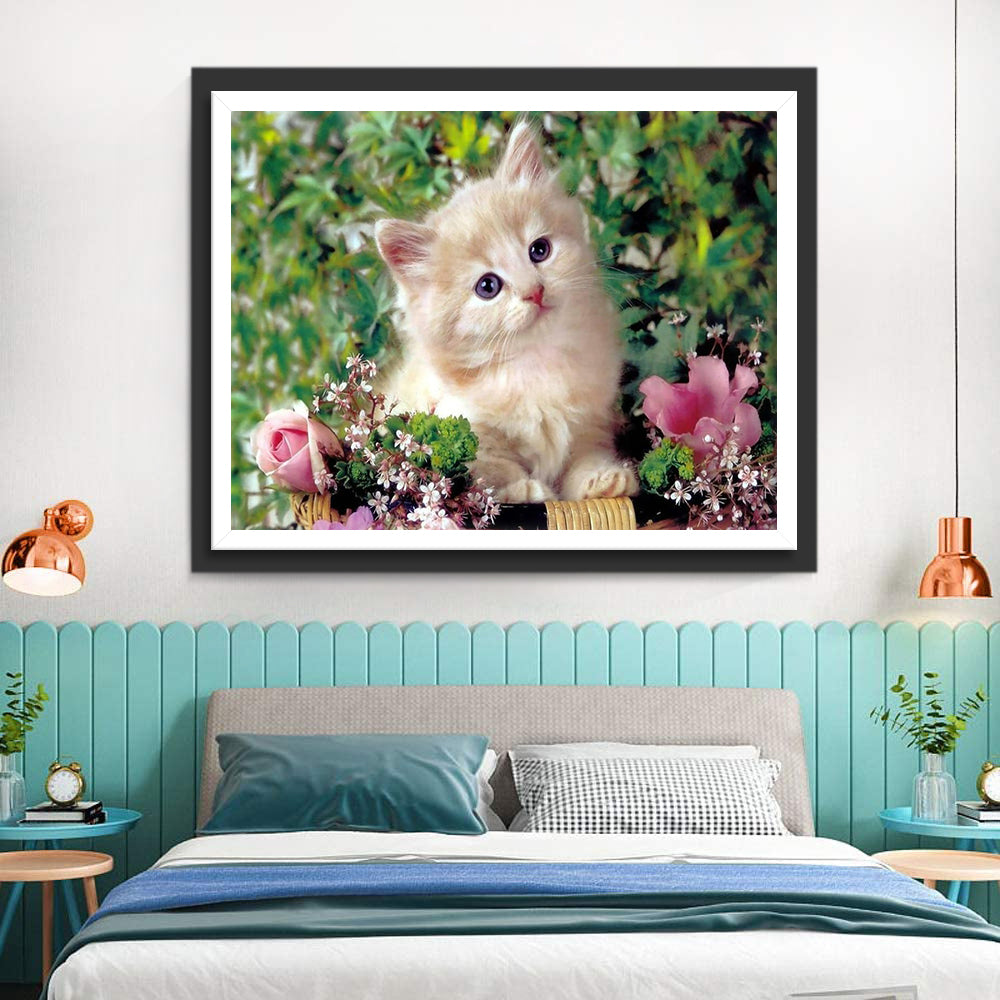 Adorable Kitty Diamond Painting