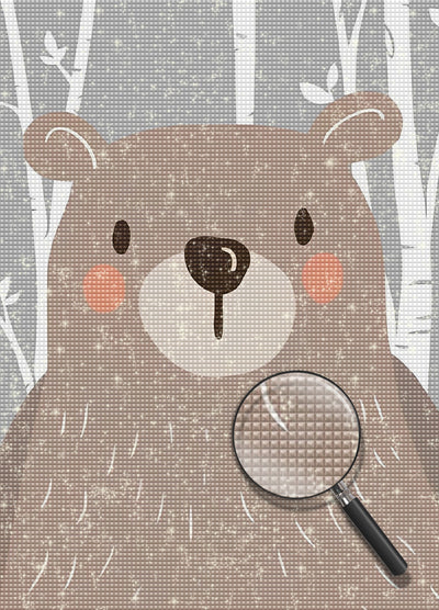 Cartoon Brown Bear for Children Diamond Painting