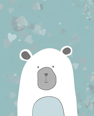 Polar Bear Cartoon for Children 5D DIY Diamond Painting Kits