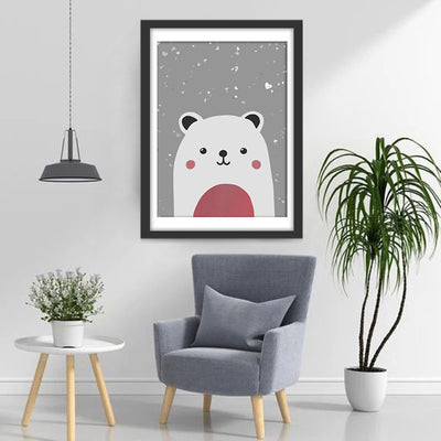 Cartoon Polar Bear for Children Diamond Painting