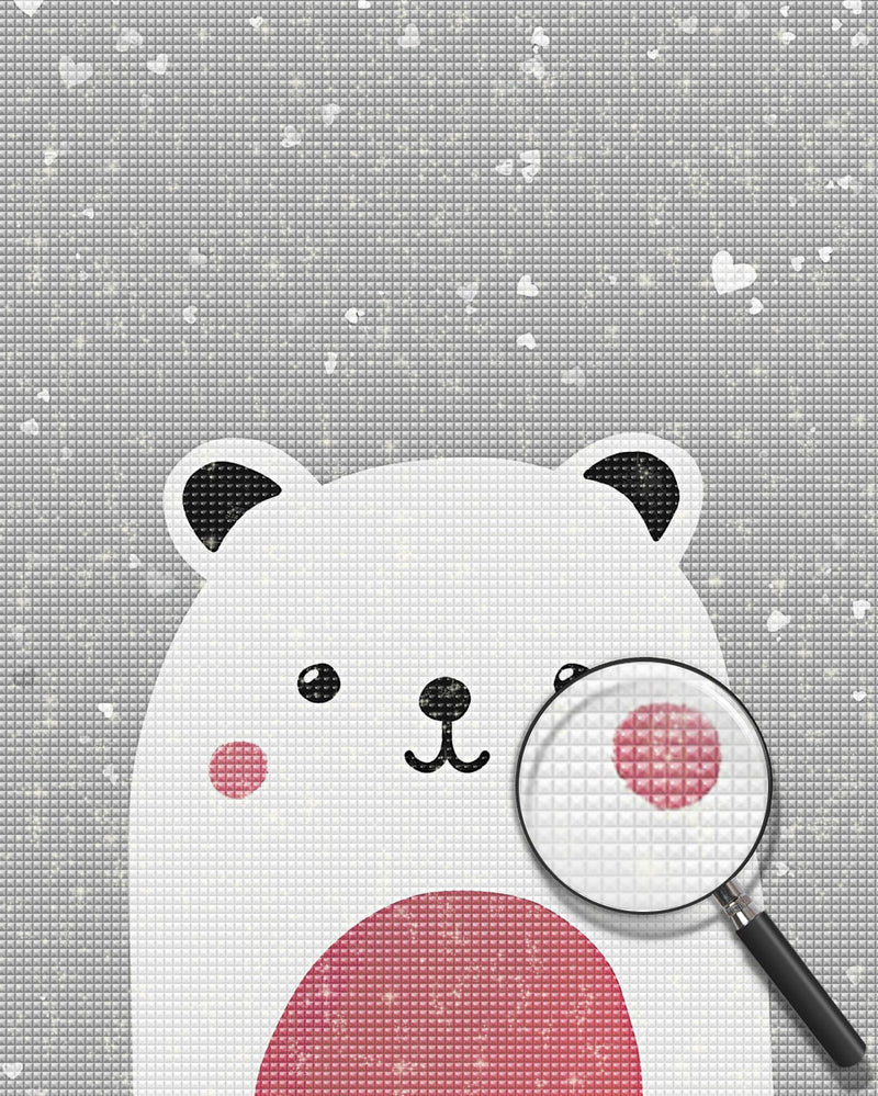 Cartoon Polar Bear for Children 5D DIY Diamond Painting Kits