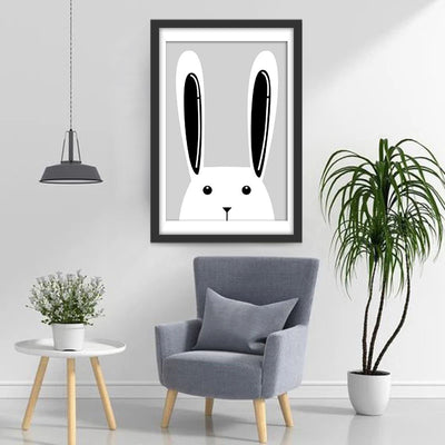 White Rabbit Kids Diamond Painting