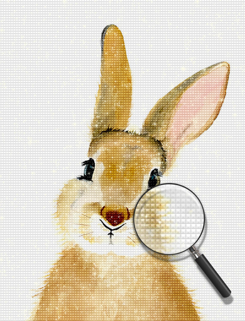 Cute Little Brown Rabbit Little Sloth 5D DIY Diamond Painting Kits