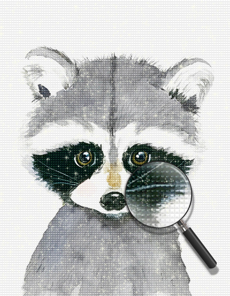 Raccoon Kids Diamond Painting