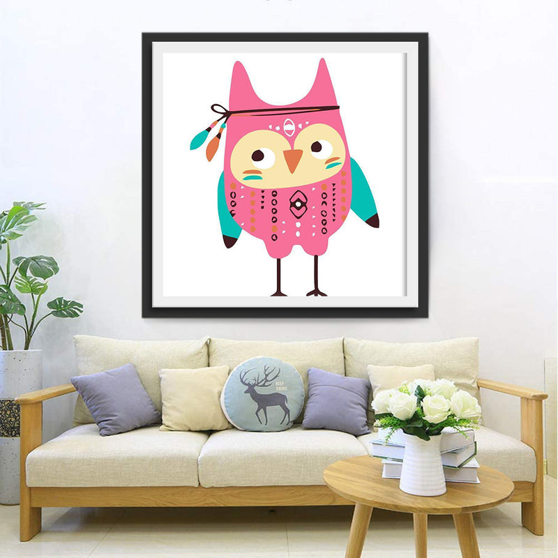 Red Owl Tribe 5D DIY Diamond Painting Kits