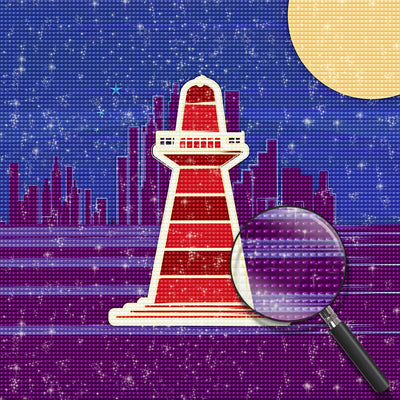 Cartoon Beacon Diamond Painting