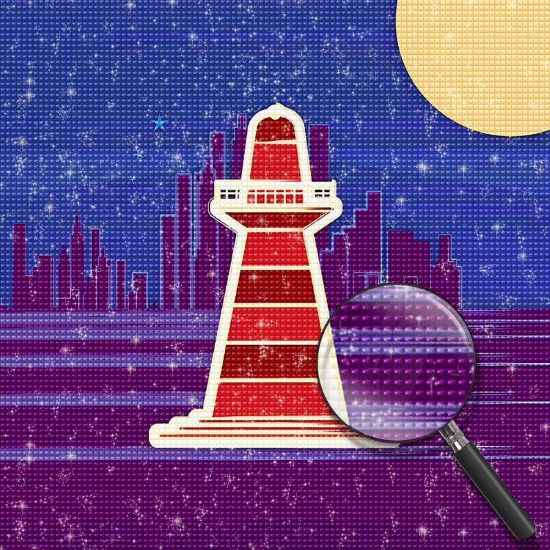 Cartoon Beacon Diamond Painting