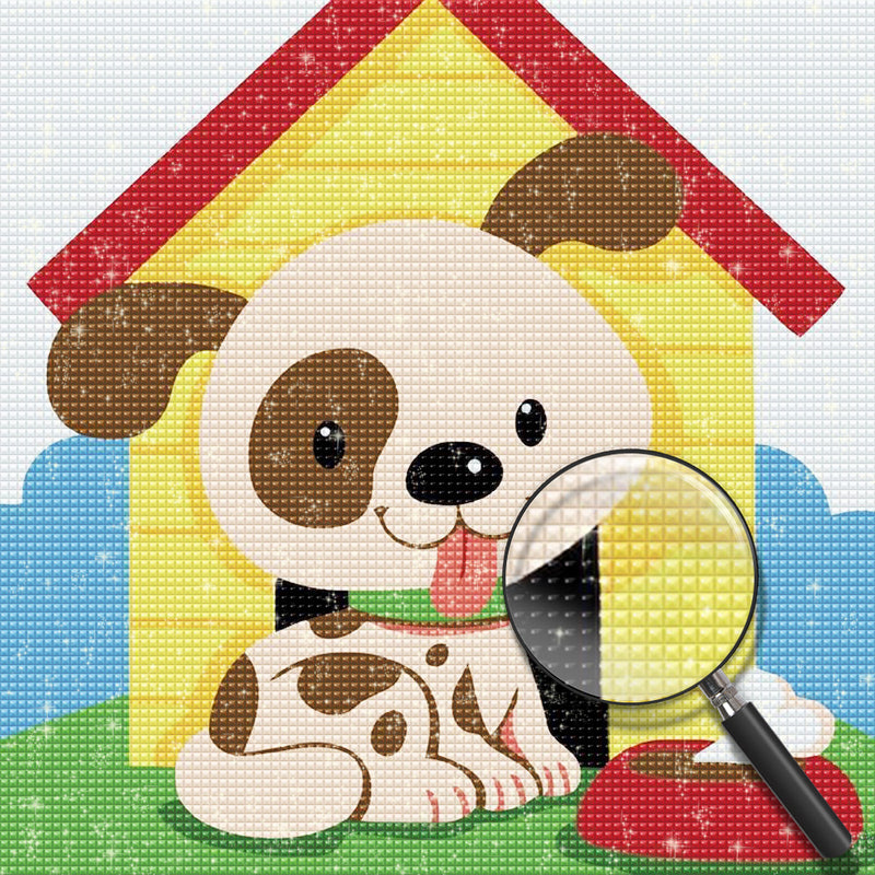 Cute Cartoon Puppy Kids 5D DIY Diamond Painting Kits