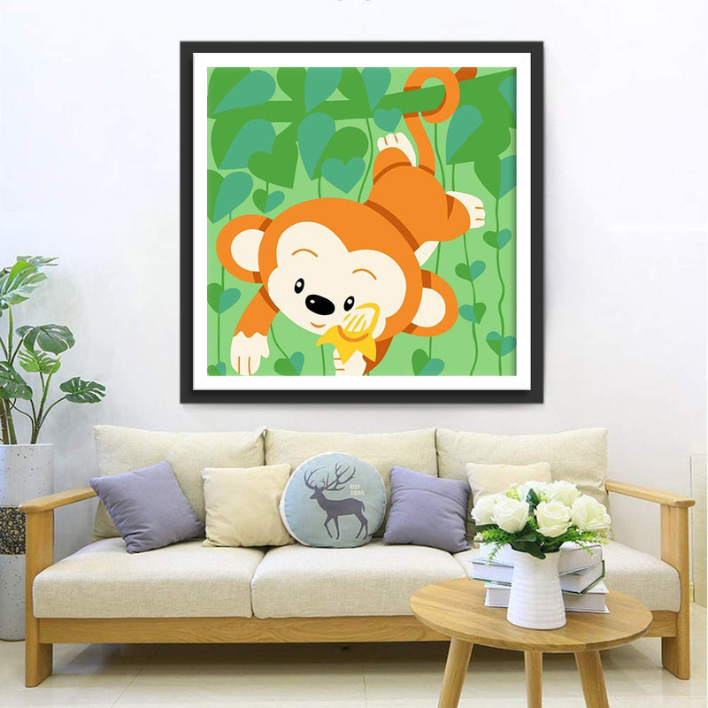 Monkey Kids Diamond Painting