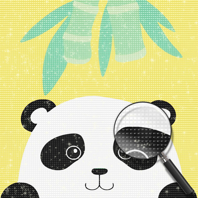 Cute Panda Cartoon 5D DIY Diamond Painting Kits