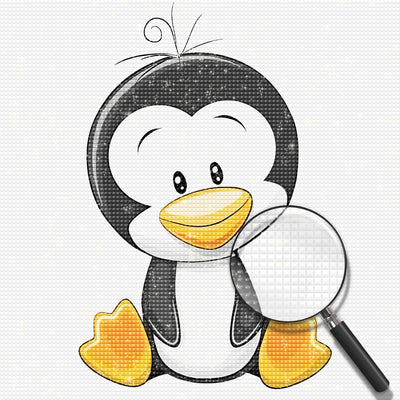 Cute Penguin Cartoon 5D DIY Diamond Painting Kits