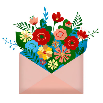 Floral envelope Kids 5D DIY Diamond Painting Kits