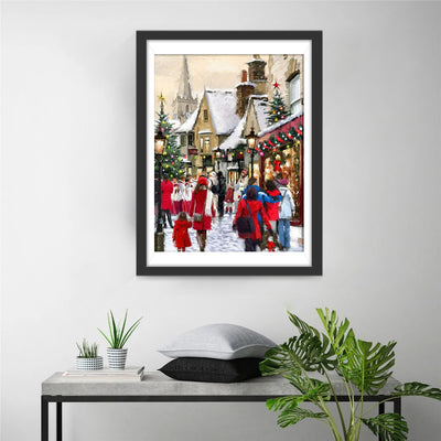 Christmas market Diamond Painting