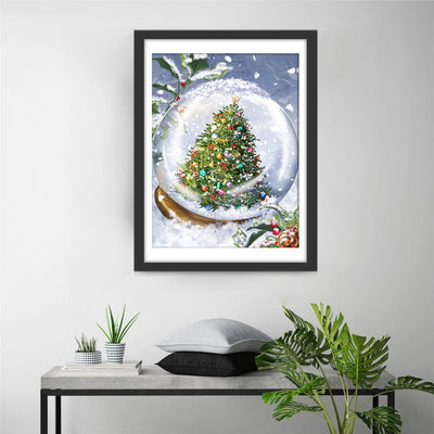 Christmas tree crystal ball Diamond Painting