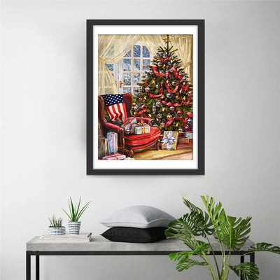 American Christmas Diamond Painting