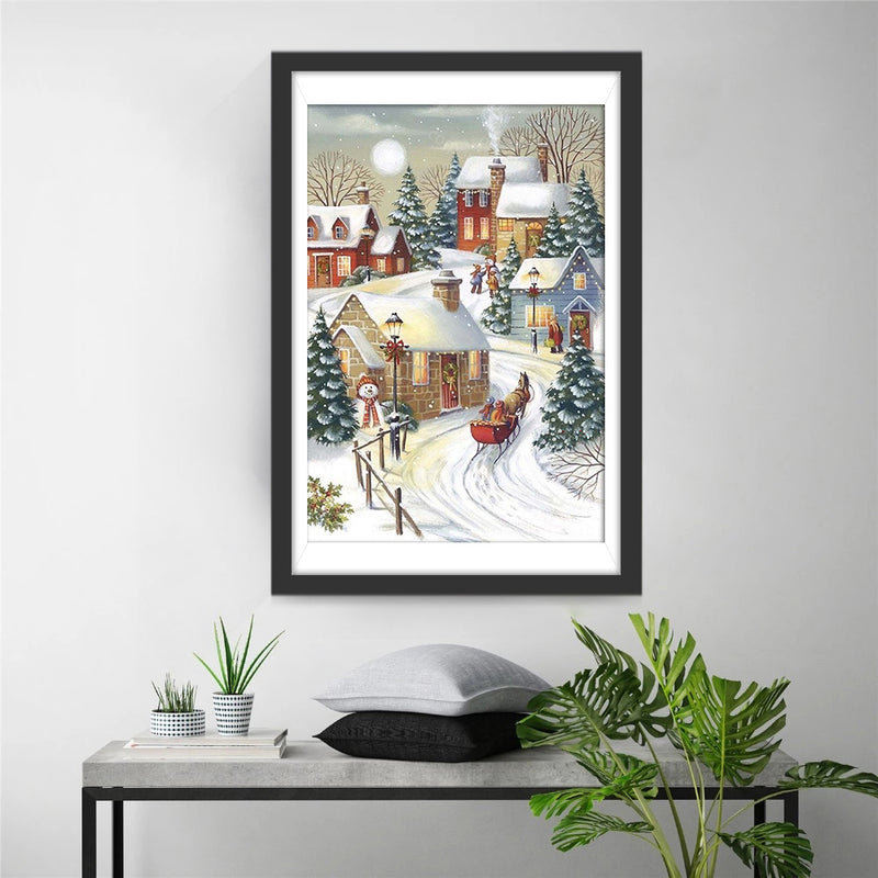 Christmas town Diamond Painting