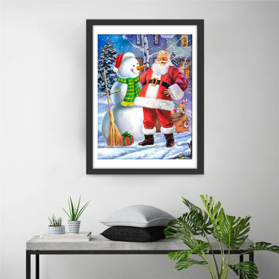 Santa Claus with his hands on his hips Diamond Painting