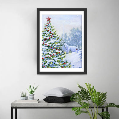 Christmas Pine Diamond Painting