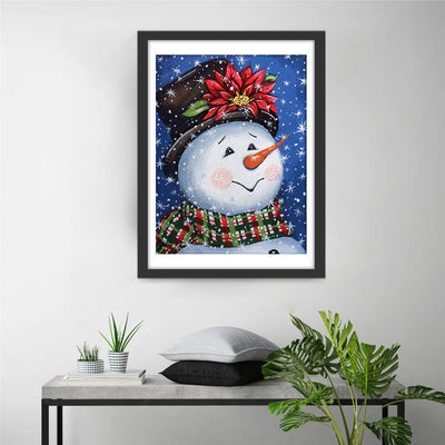 Fancy Snowman Diamond Painting