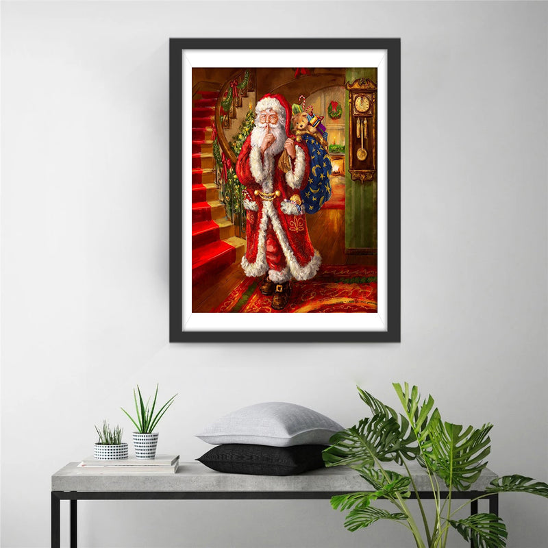 Quiet Santa Claus Diamond Painting