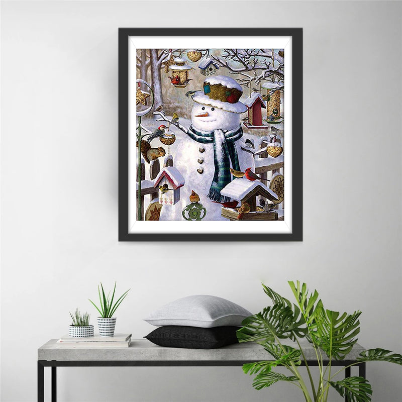 Christmas Snowman  Diamond Painting