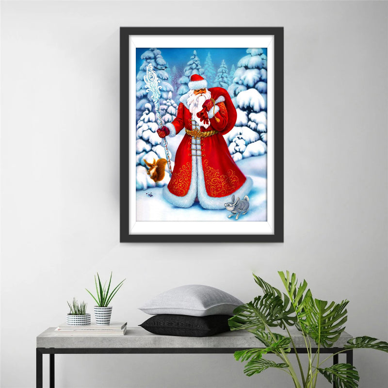 Santa Claus and the Ice Scepter Diamond Painting