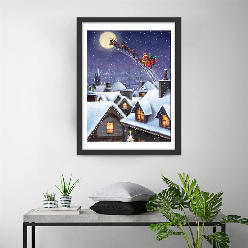 Christmas Sleigh 5D DIY Diamond Painting Kits