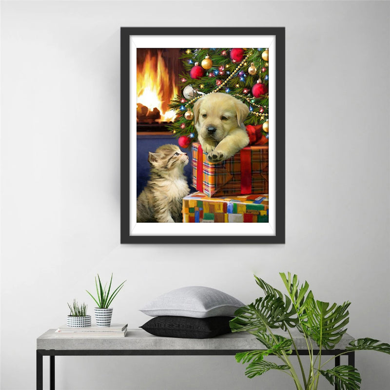 Christmas feast and decorations Diamond Painting