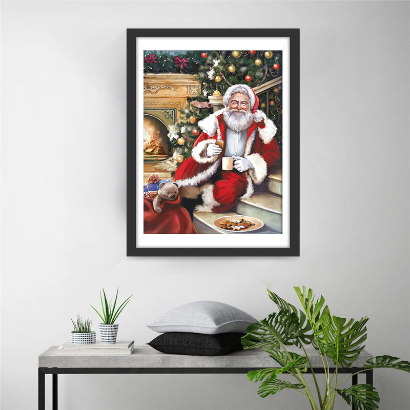 Merry Christmas Poster Diamond Painting