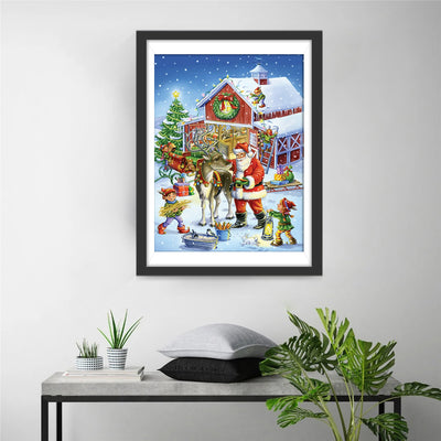 Christmas House Diamond Painting