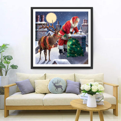 Christmas Chimney Diamond Painting