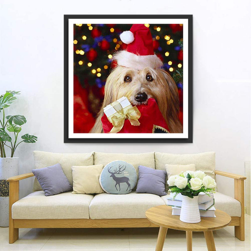 Christmas Dog 5D DIY Diamond Painting Kits