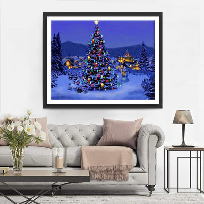 Huge Christmas Tree Diamond Painting