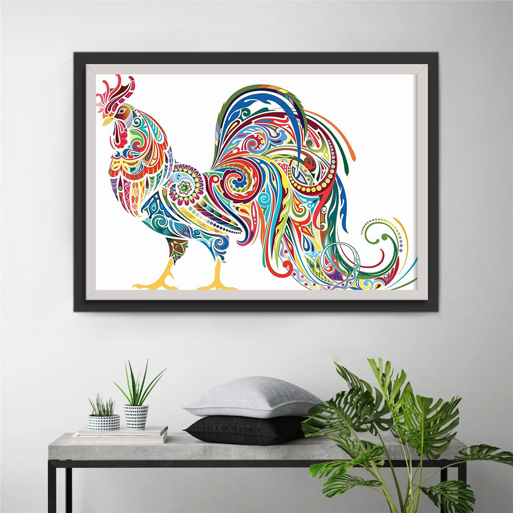 Pretty Cock Diamond Painting