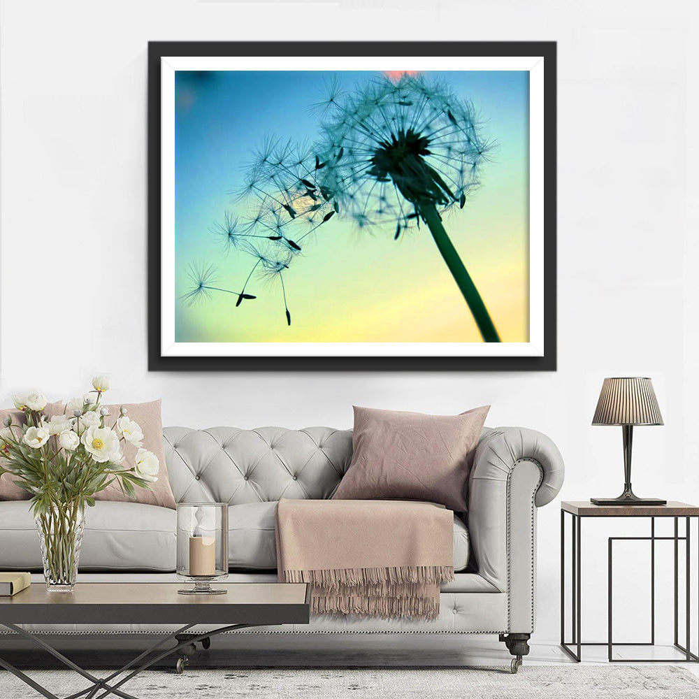 Egrets of a Dandelion Diamond Painting
