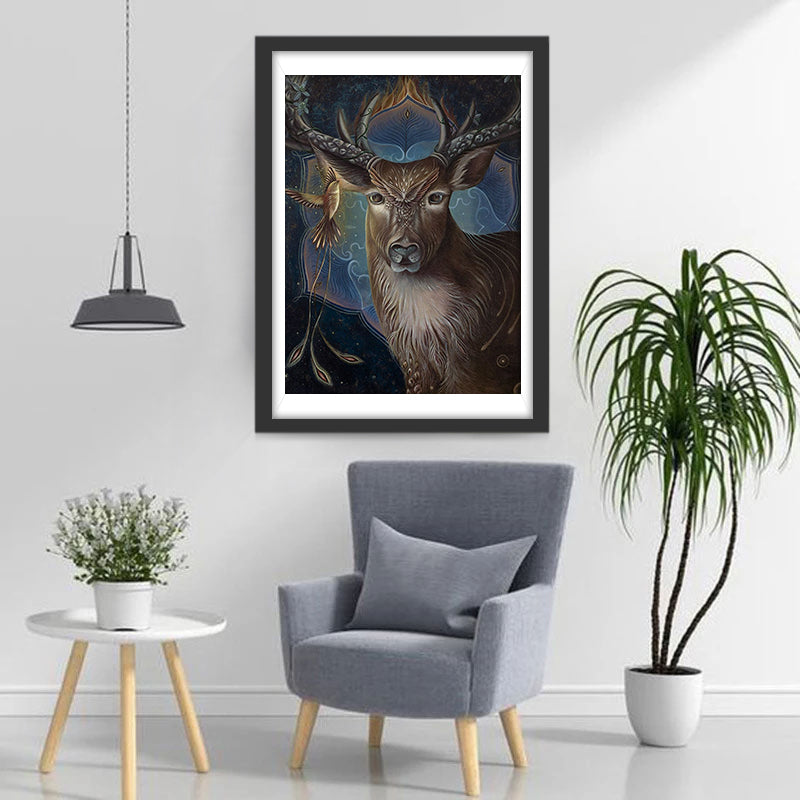 Totem Deer Diamond Painting