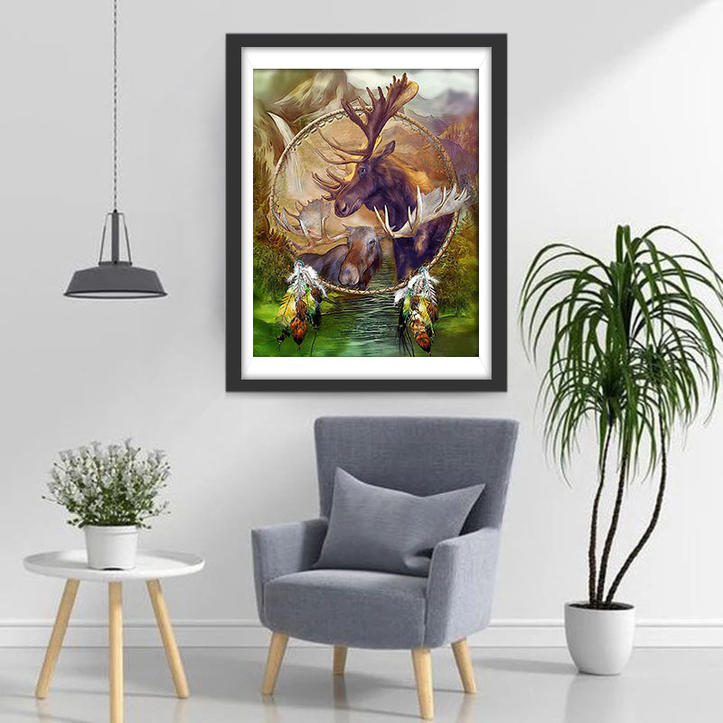 Dreamcatcher Deer Diamond Painting