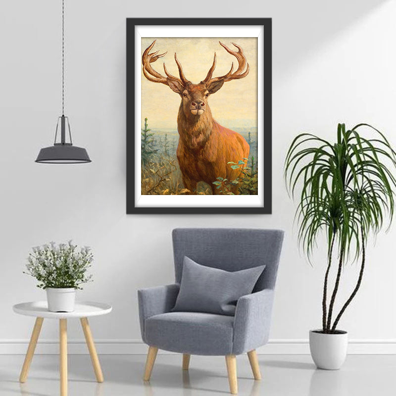 Mighty Deer Diamond Painting