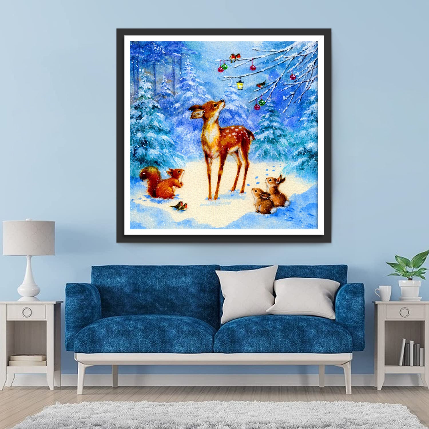 Foan and Rabbits Diamond Painting