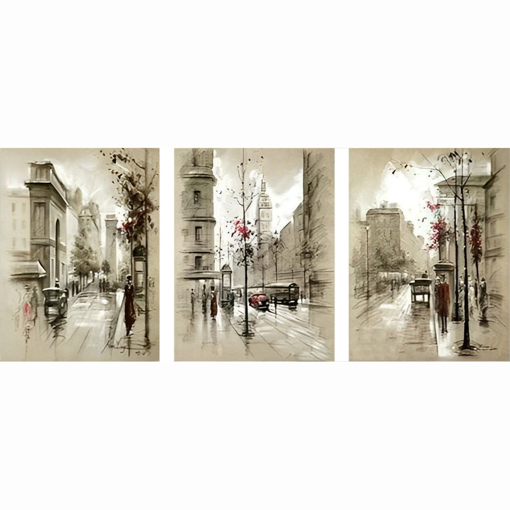 European Urban Landscape 3 Pack Diamond Painting