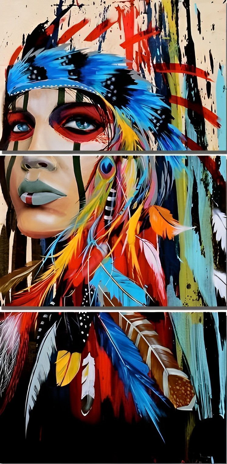 Tribe Chiefess 3 Pack Diamond Painting